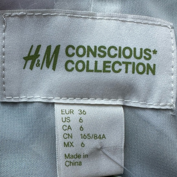 H&M Conscious Collection Floral Maxi Dress Size: 6 - Picture 5 of 5